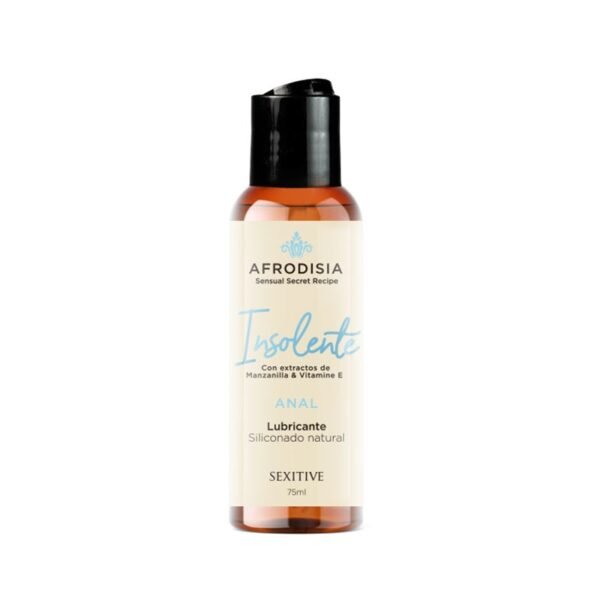 Lubricante Siliconado Natural Afrodisia Insolente Anal 75Ml