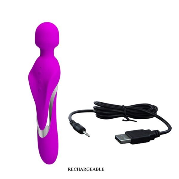 Masajeador Vibrador Murray Recargable Usb 7 Funciones 23Cm X 5Cm - Image 2