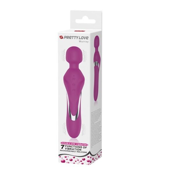 Masajeador Vibrador Murray Recargable Usb 7 Funciones 23Cm X 5Cm - Image 4