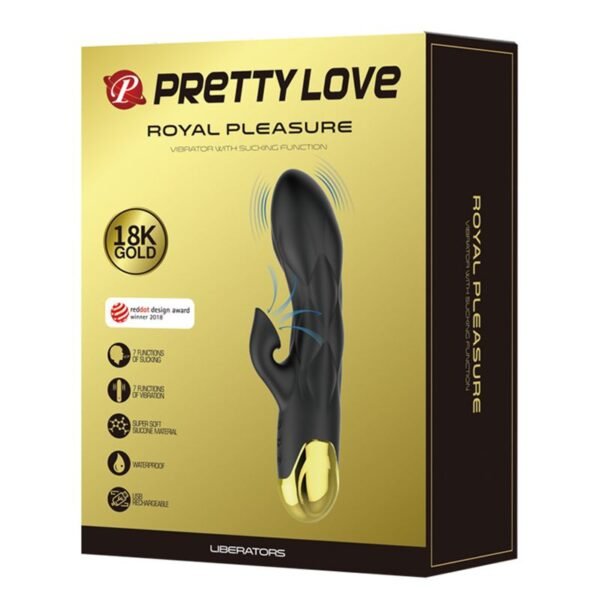 Vibrador Gold Royal Pleasure Succionador De Clitoris - Image 2