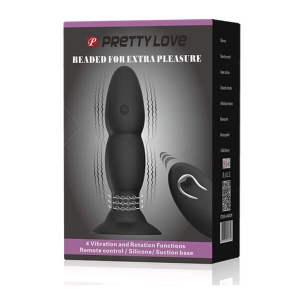 Vibrador Rotador Anal Control Remoto Silicona Recargable 13Cm X 3,5Cm - Image 2