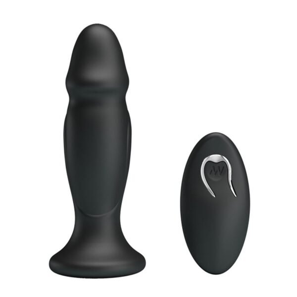 Vibrador Anal Recargable Control Remoto Silicona 12,5Cm X 3Cm
