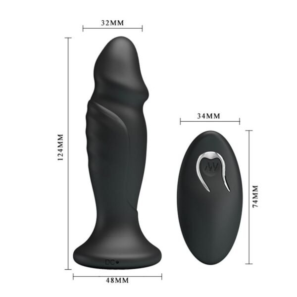 Vibrador Anal Recargable Control Remoto Silicona 12,5Cm X 3Cm - Image 10