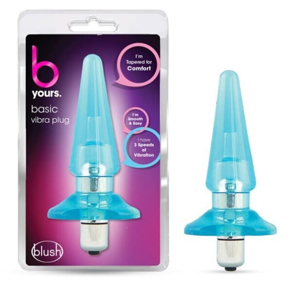 BASIC VIBRA PLUG BLUE