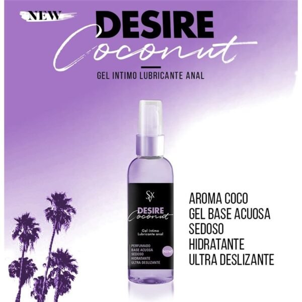 Gel Íntimo Lubricante Anal Desire Coconut - Image 2