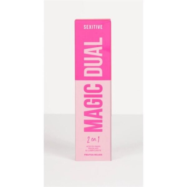 Magic Dual Aceite Sensual Para Masajes Y Lubricante- Aroma Frutos Rojos - Image 3