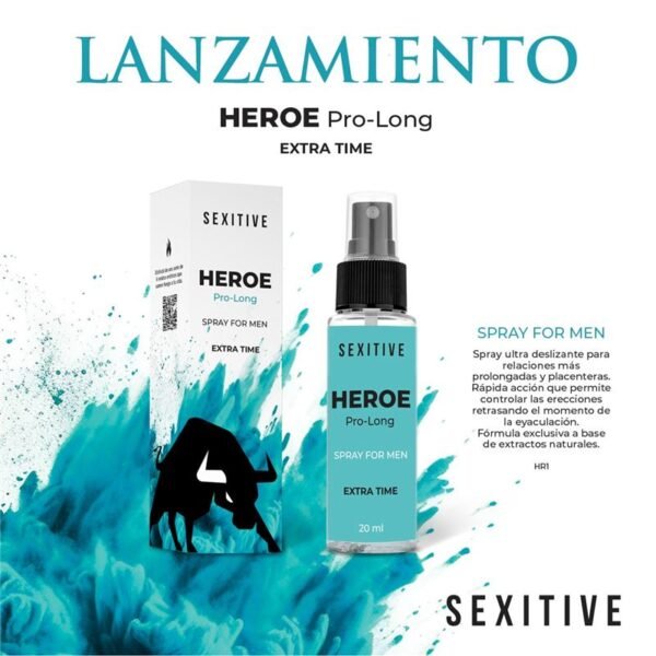 Heroe Pro Long Extra Time - Spray Masculino- - Image 3