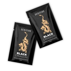 Pack Pouch Crema Intensificante Black Dragon 5 Unidades