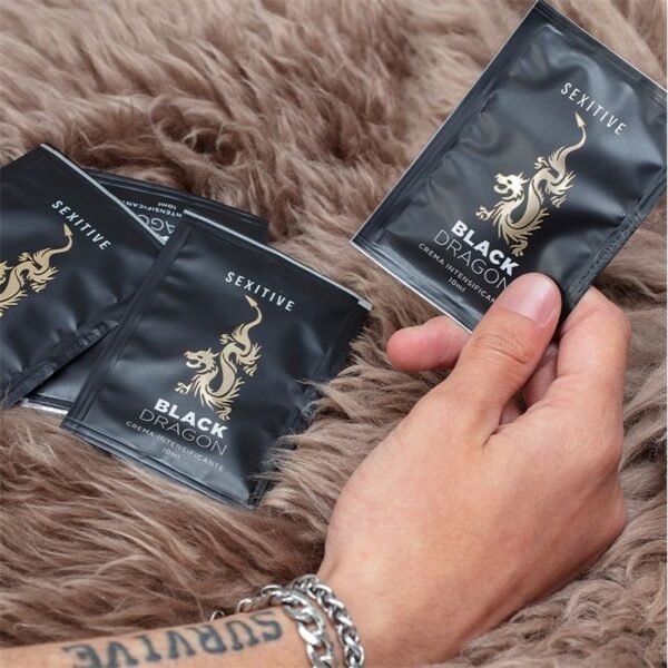 Pack Pouch Crema Intensificante Black Dragon 5 Unidades - Image 4