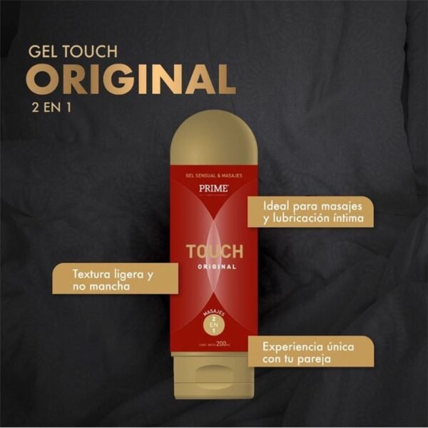 Prime Gel Touch 2 En 1 Intimo Y Masajes 200 Ml - Image 2