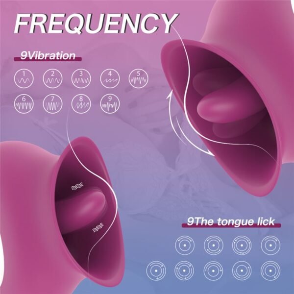 Cleopatra Vibrador Lengua Recargable Multifuncional - Image 6
