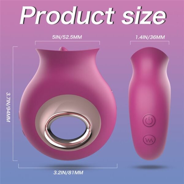 Cleopatra Vibrador Lengua Recargable Multifuncional - Image 10
