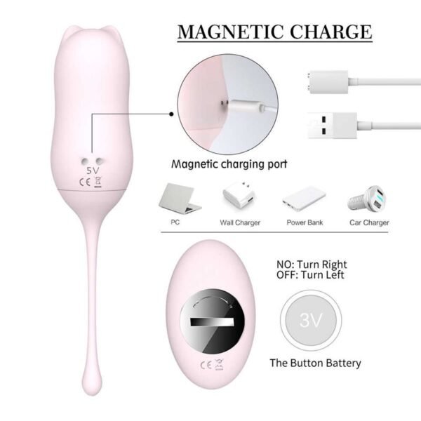 Miaou Vibrador Inalambrico Multifuncional Recargable Usb - Image 8