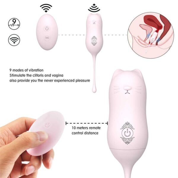 Miaou Vibrador Inalambrico Multifuncional Recargable Usb - Image 9
