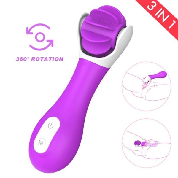 Hunter Vibrador Multifuncional Lenguas Giratorias Recargable Usb Código: SHD-S148 - Image 2