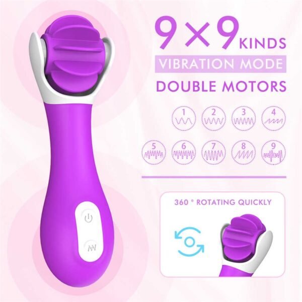 Hunter Vibrador Multifuncional Lenguas Giratorias Recargable Usb Código: SHD-S148 - Image 5