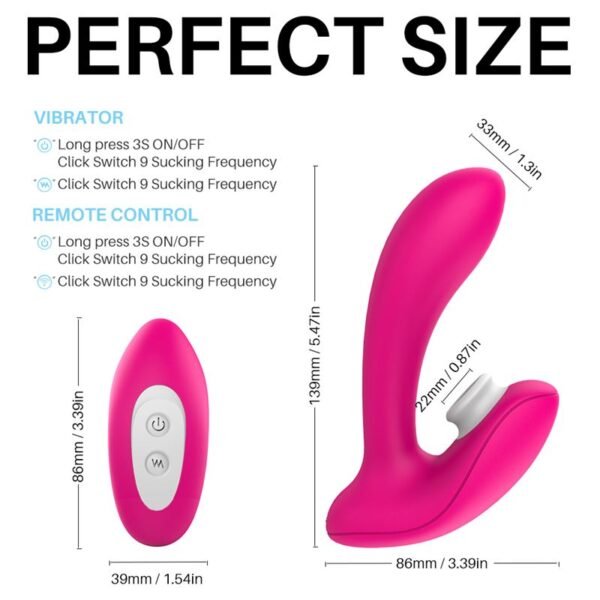 Succionador Vibrador Multifuncional Tricker-Rct Recargable Usb - Image 9