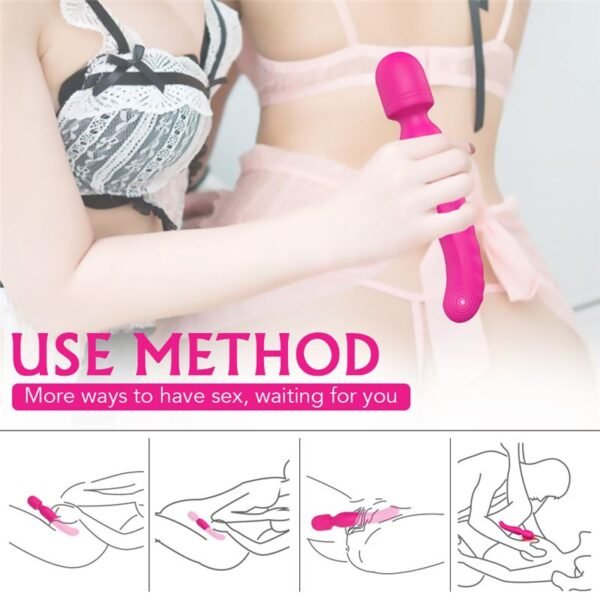 Iris Masajeador Calienta Vibrador Recargable Usb - Image 8