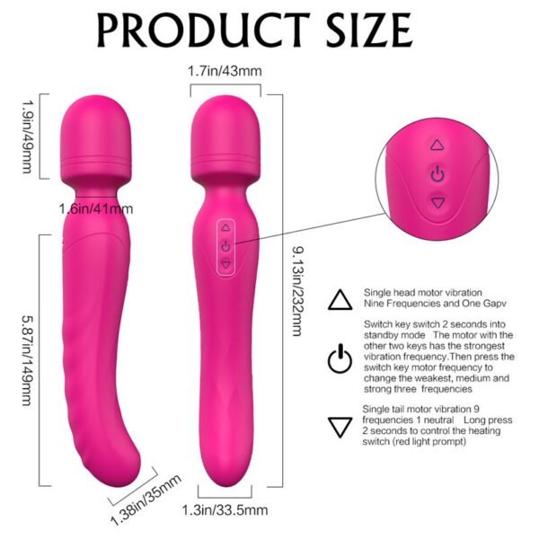 Iris Masajeador Calienta Vibrador Recargable Usb - Image 2