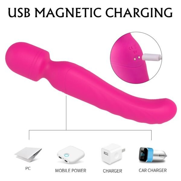 Iris Masajeador Calienta Vibrador Recargable Usb - Image 7