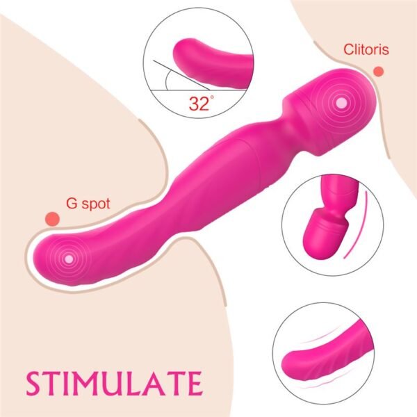 Iris Masajeador Calienta Vibrador Recargable Usb - Image 9