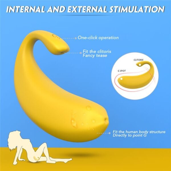 Vibrador Banana Recargable Control Remoto 9 Funciones - Image 6