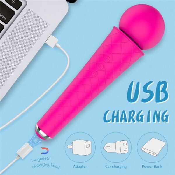 Moly Masajeador Vibrador Multifuncional Recargable Usb - Image 9