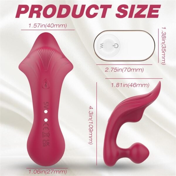 Vibrador Tanga Clitoris Anal Recargable Con Control Remoto - Image 4