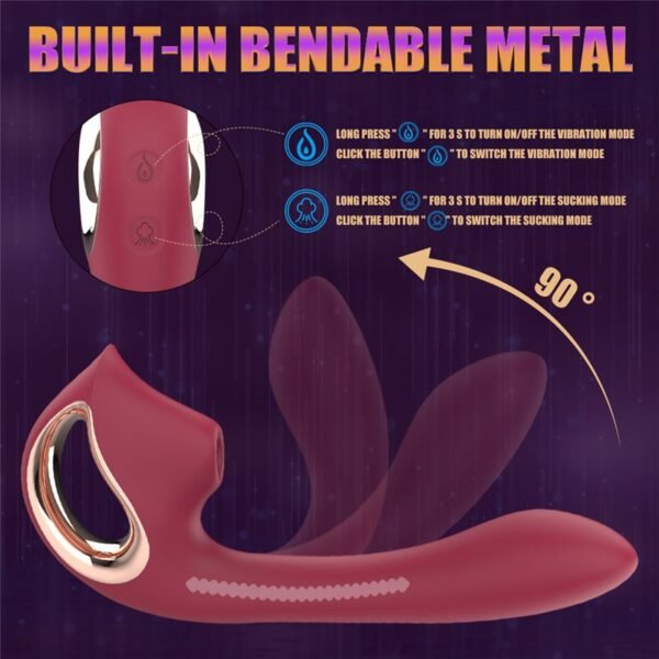 Vibrador Succionador Selene Recargable - Image 9