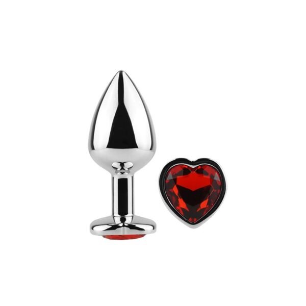 Anal Plug Heart Love Metal Medium - Image 5