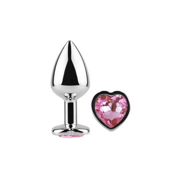 Anal Plug Heart Love Metal Medium - Image 3