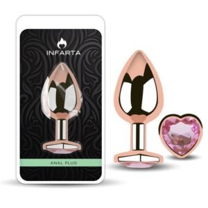 Anal Plug Heart Love Metal Medium