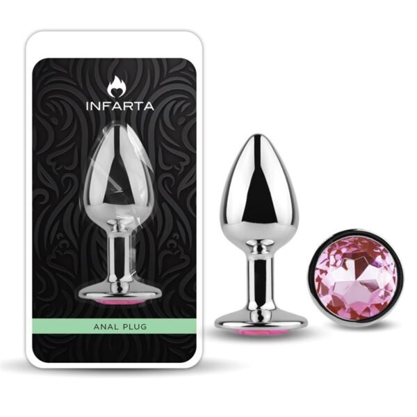 Anal Plug Eros Metal Medium Pink - Image 5