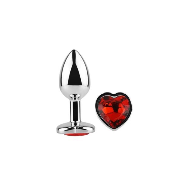 Anal Plug Heart Love Metal Small - Image 4