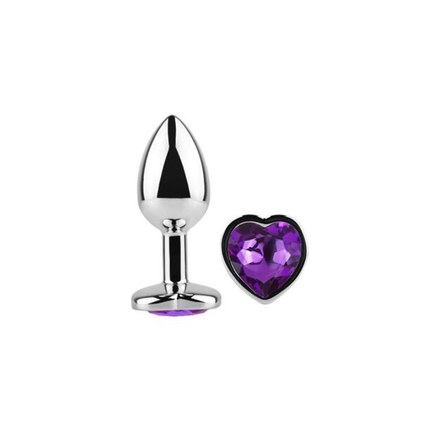 Anal Plug Heart Love Metal Small - Image 3