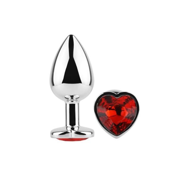 Anal Plug Heart Love Metal Large - Image 2
