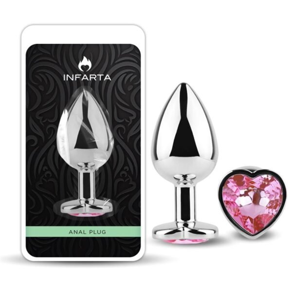 Anal Plug Heart Love Metal Large - Image 5