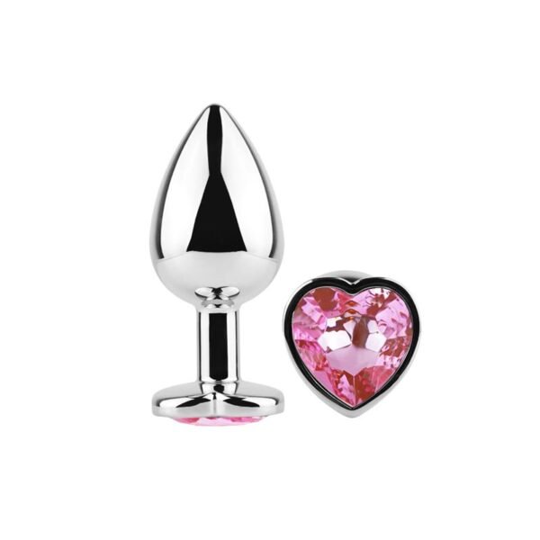 Anal Plug Heart Love Metal Large - Image 6