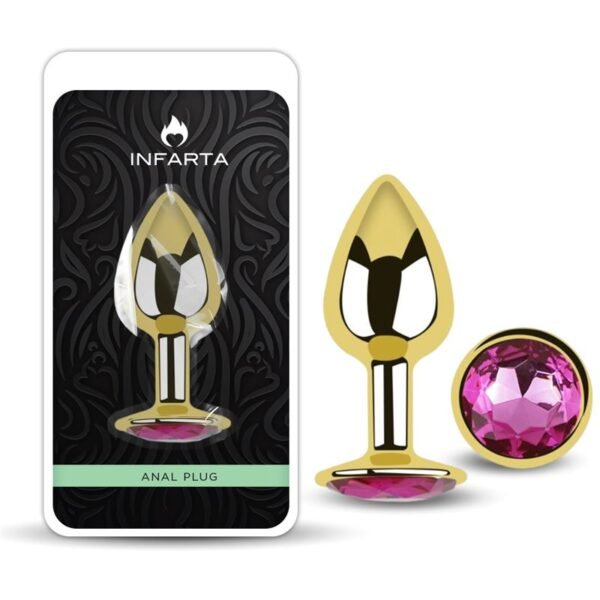 Anal Plug Eros Metal Medium Pink